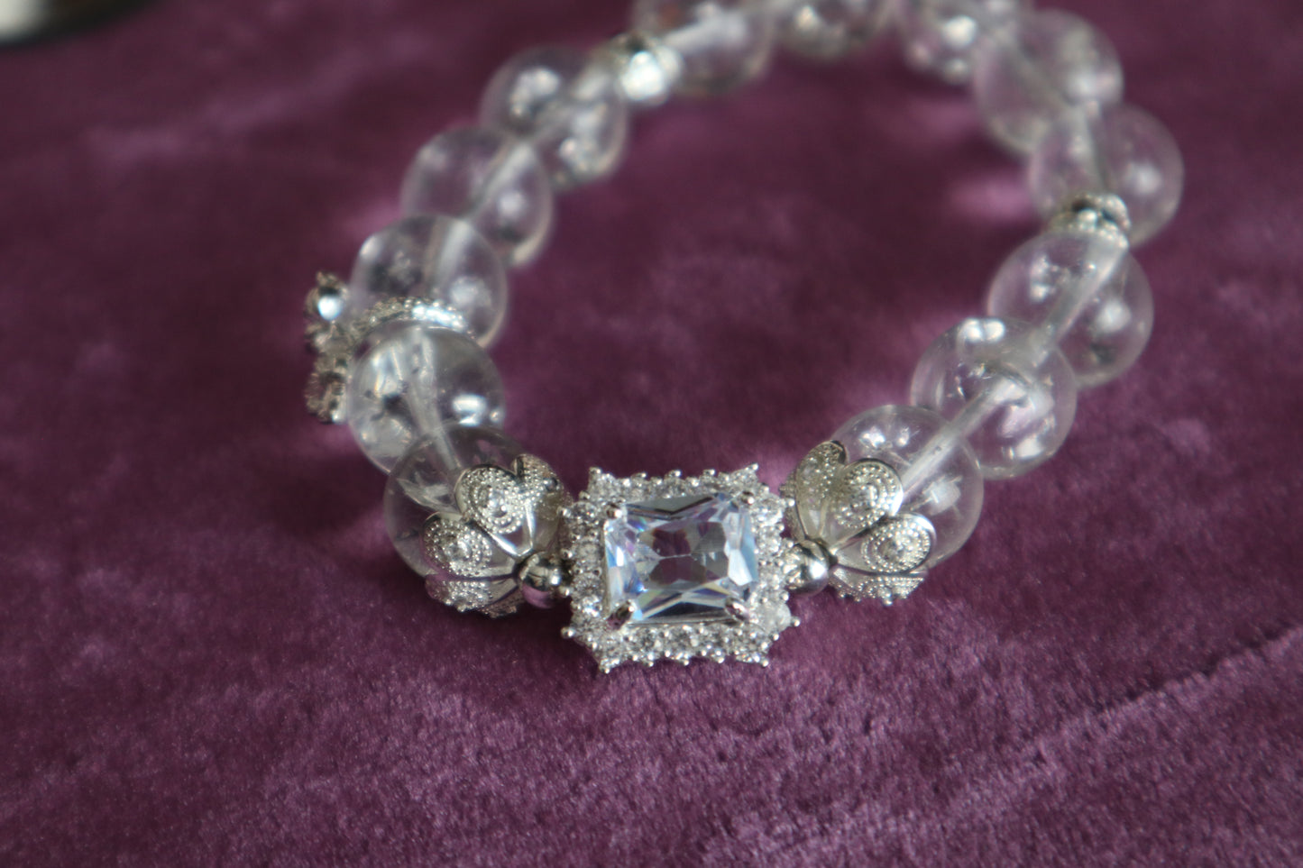 AB005-Ring of Purity |Natural Clear Quartz Bracelet