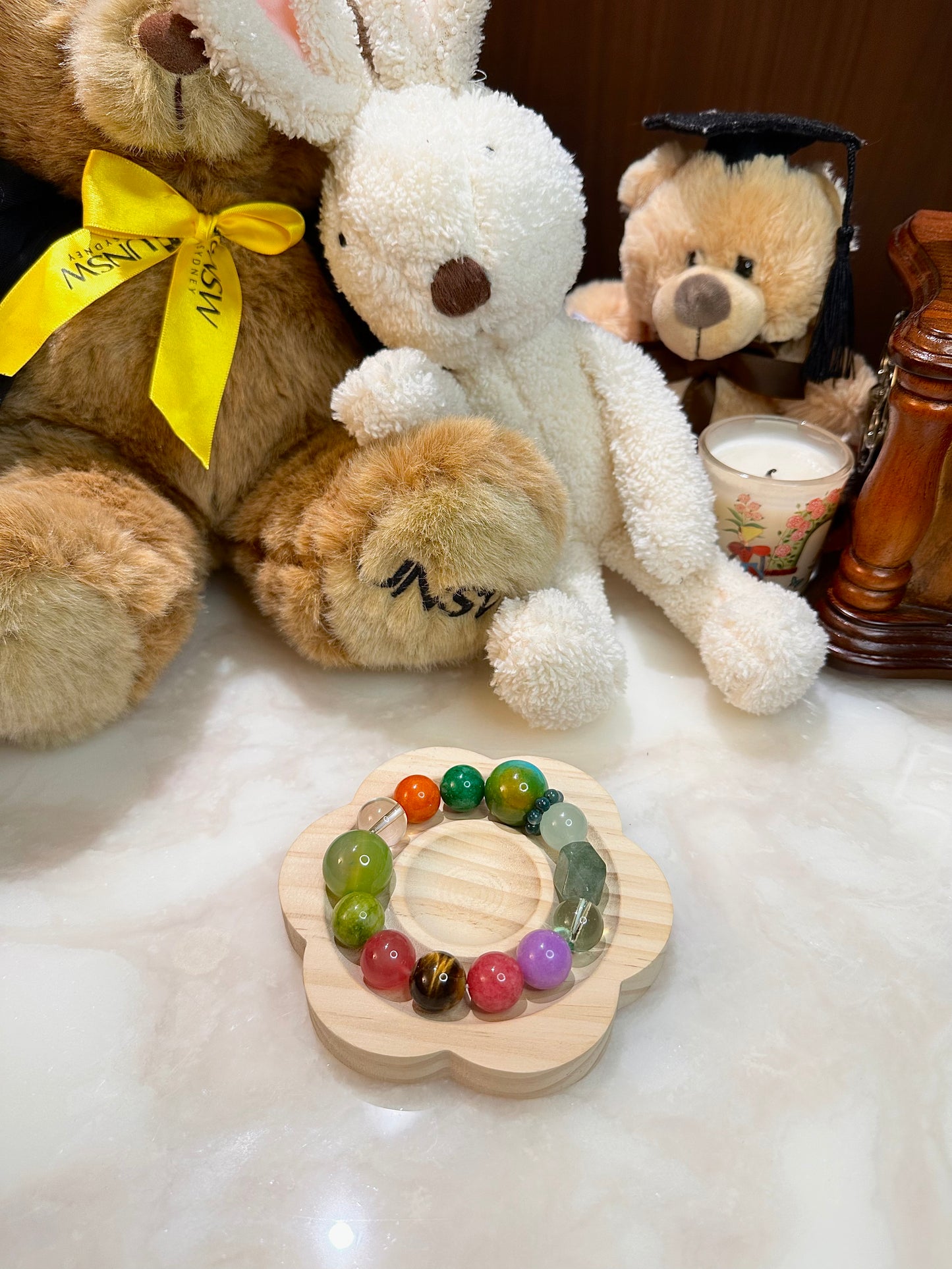 AB011-Planet Beads: Rainbow Energy Bracelet