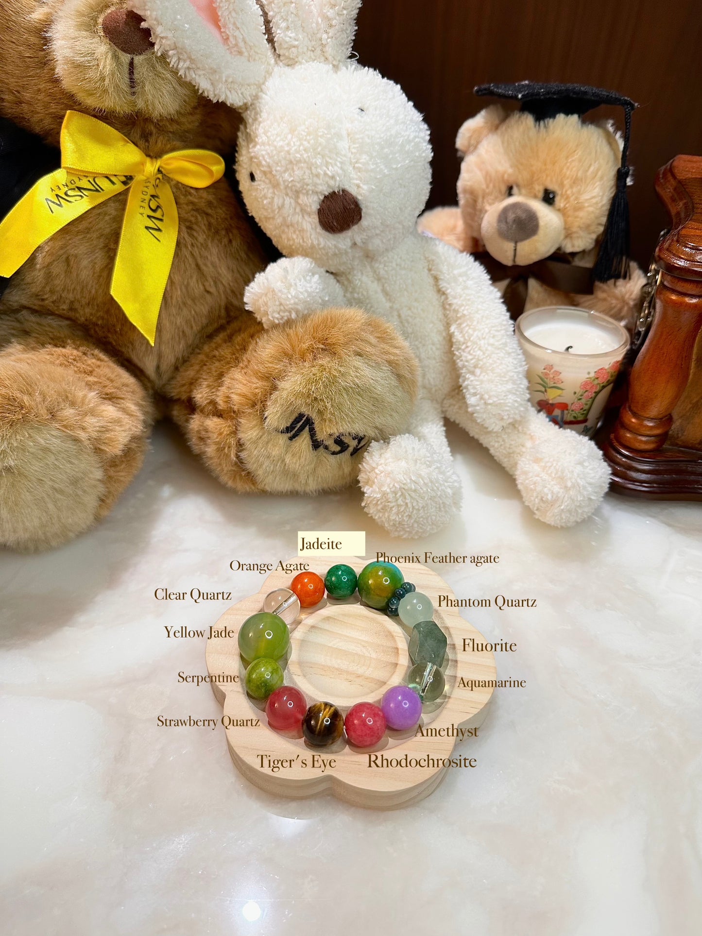 AB011-Planet Beads: Rainbow Energy Bracelet